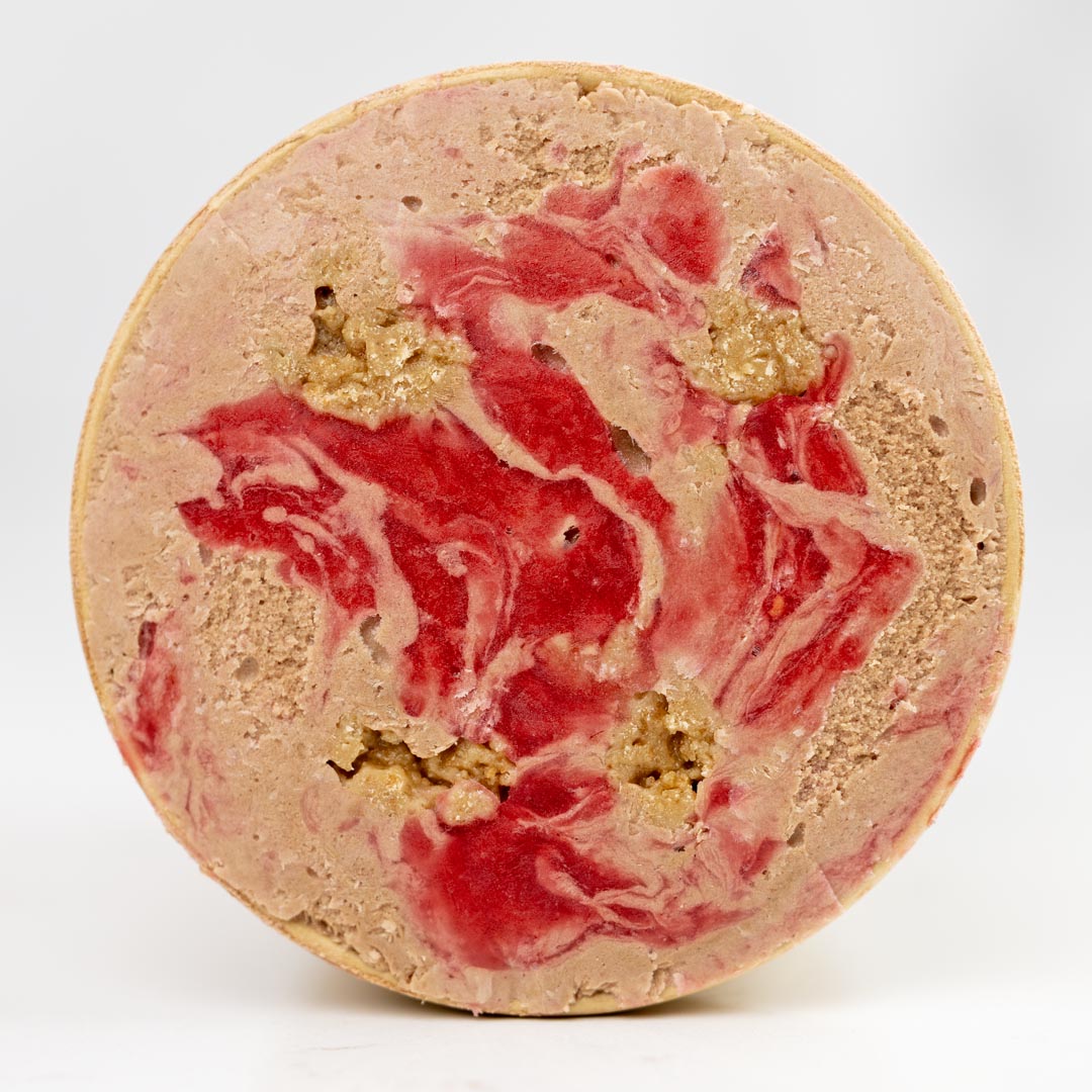 Chocolate Graham Cracker Raspberry Ice Cream combines rich chocolate ice cream, sweet-tart raspberry, and buttery graham cracker for an irresistible scoop.