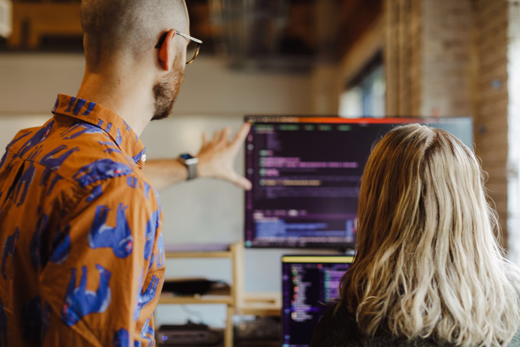 Atomic Object developers building custom AI software