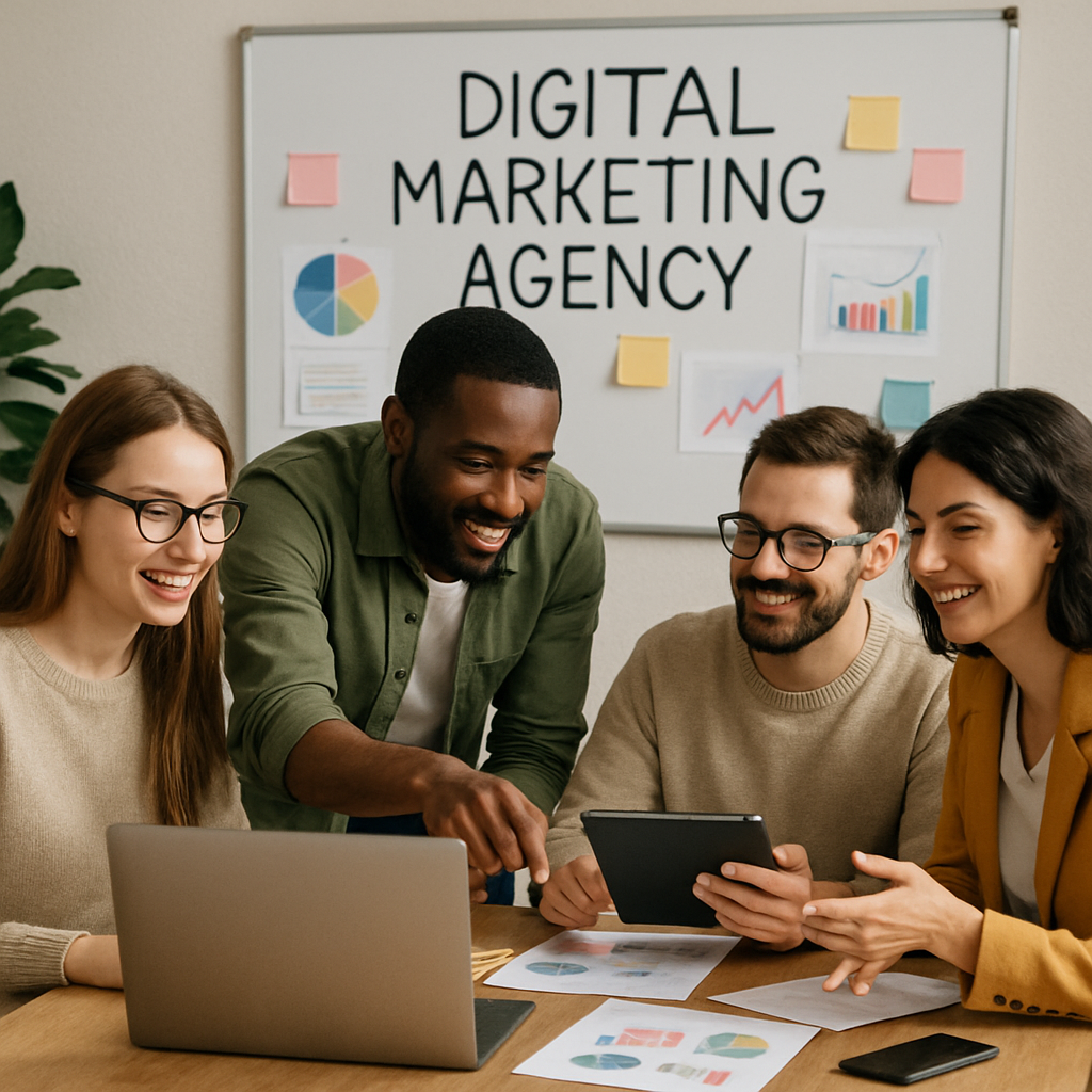 Digital marketing agency teamwork
