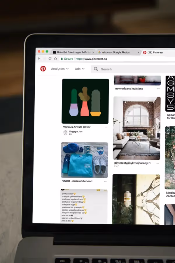 A MacBook screen displaying a visually stunning website designed using Webflow, illustrating the cost breakdown and pricing plans for building a website, aimed at helping users understand the expenses involved in creating an effective online presence.