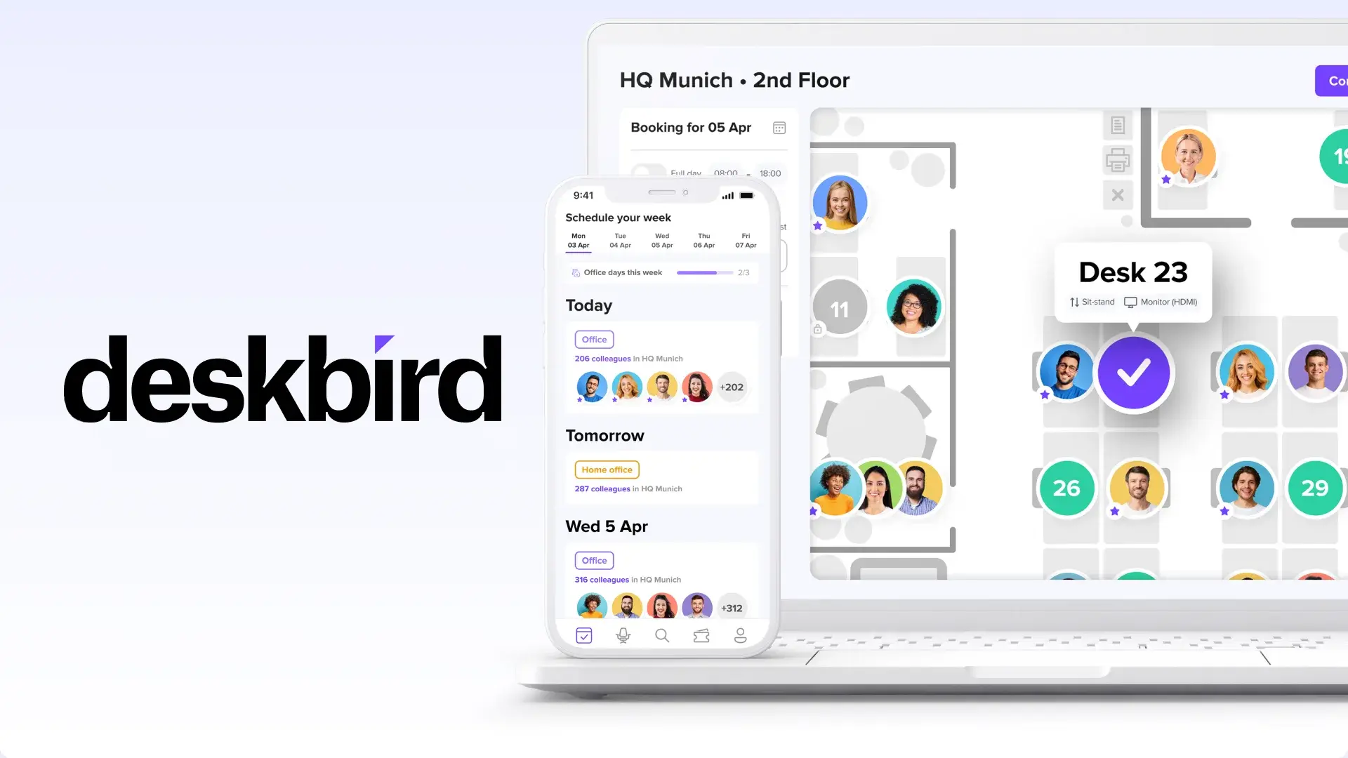 deskbird - main Skedda alternative