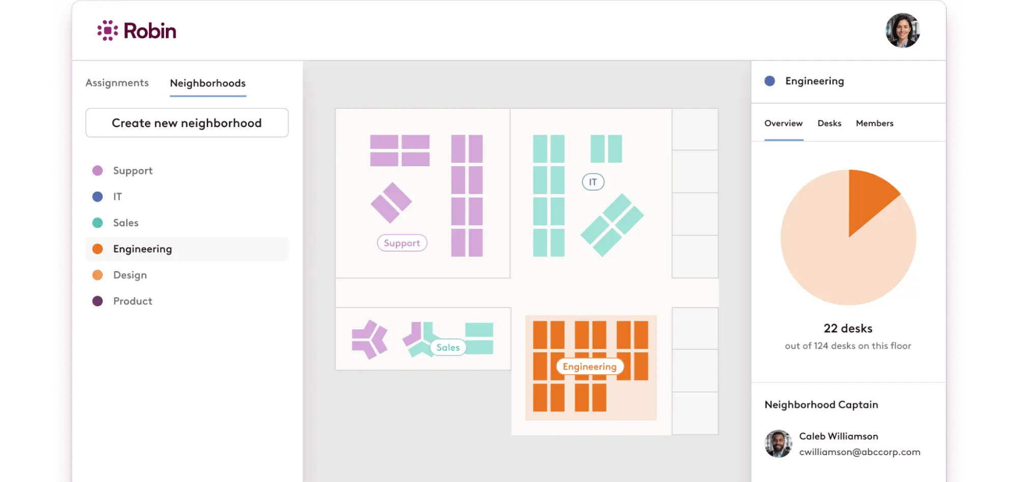 Robin UI - a Skedda alternative