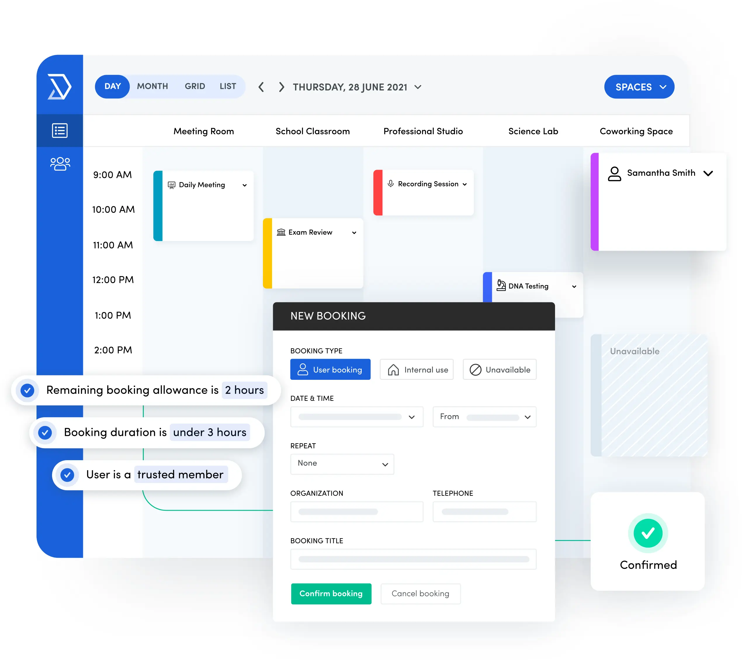 Skedda - an Envoy alternative