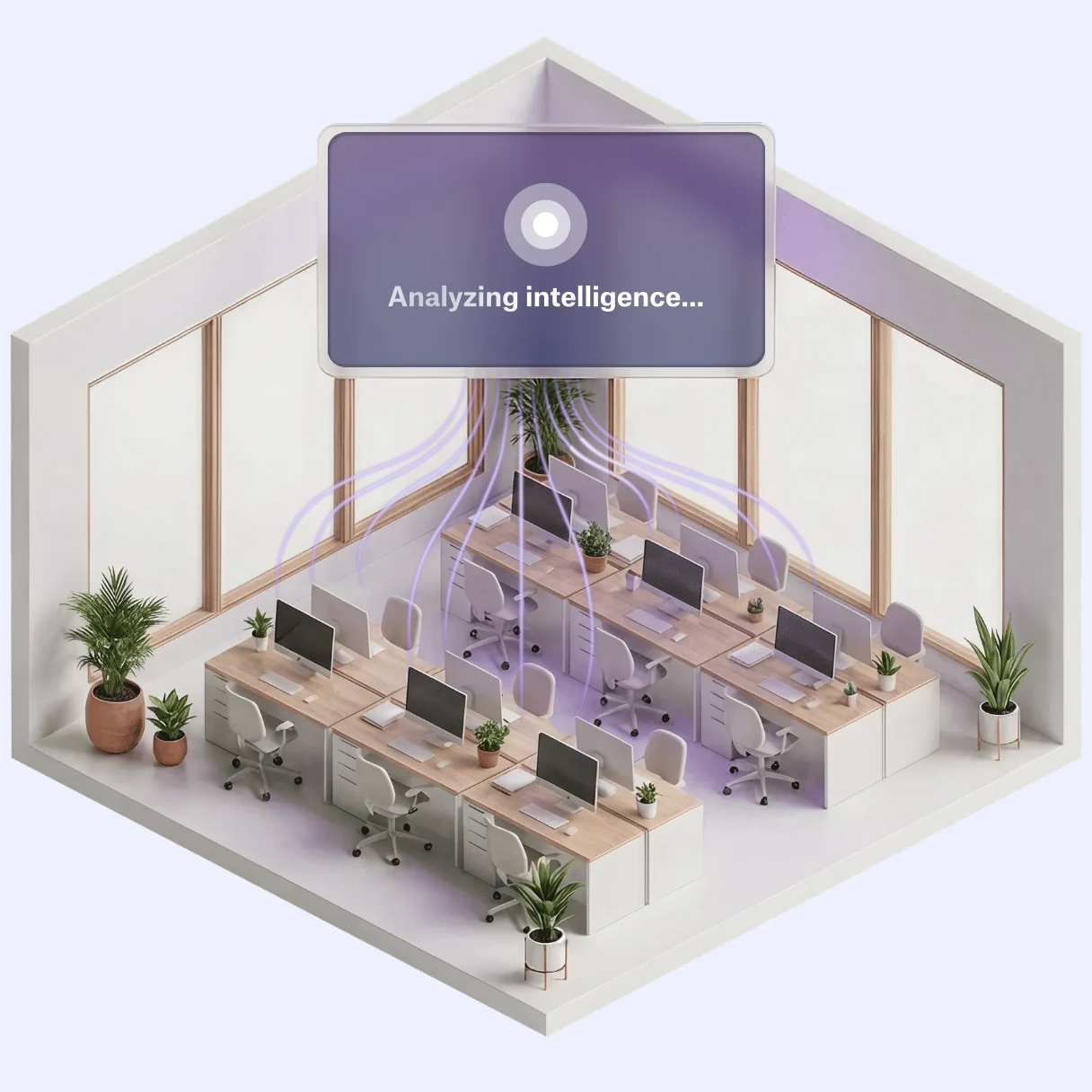 deskbird Workplace Intelligence analisi di un piano di uffici