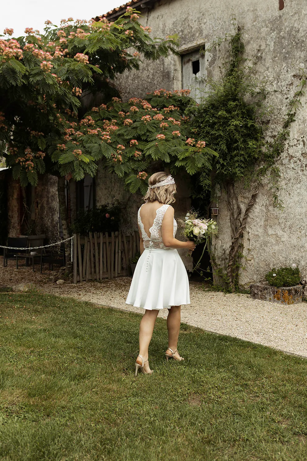 Photo mariage, photo deuxieme robe de la mariée