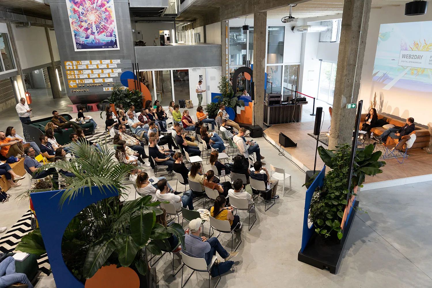 Photographie événementielle : reportage journée pour le festival WEB2DAY à Nantes.