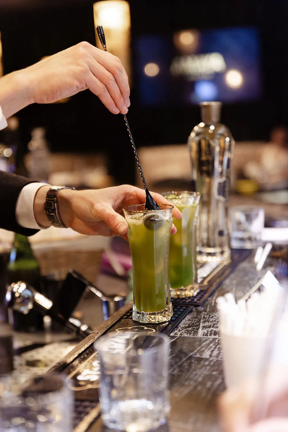 Reportage photographe, concours de création de cocktail St Germain Club