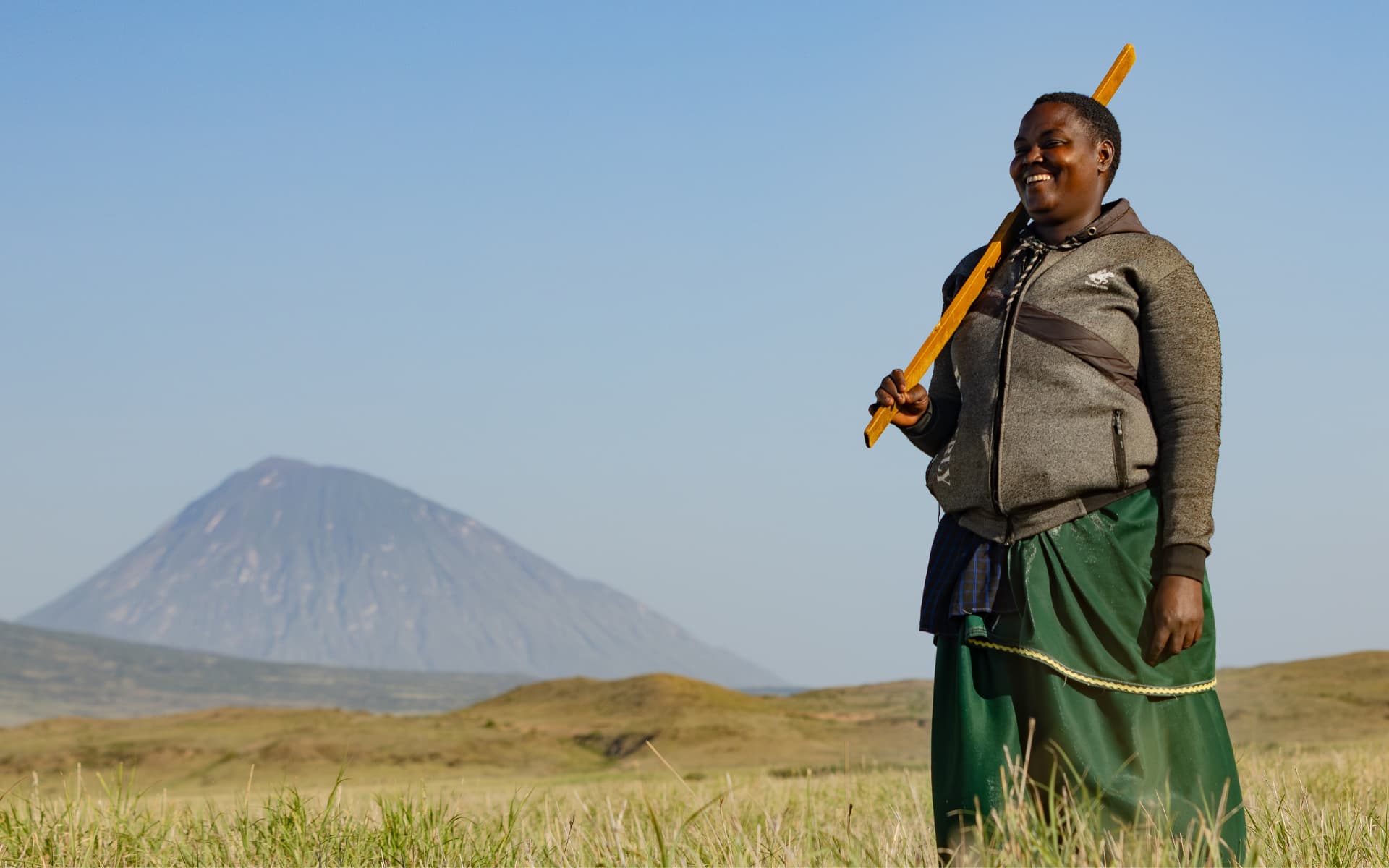 Maria uses community data to guide grazing decisions in her village.