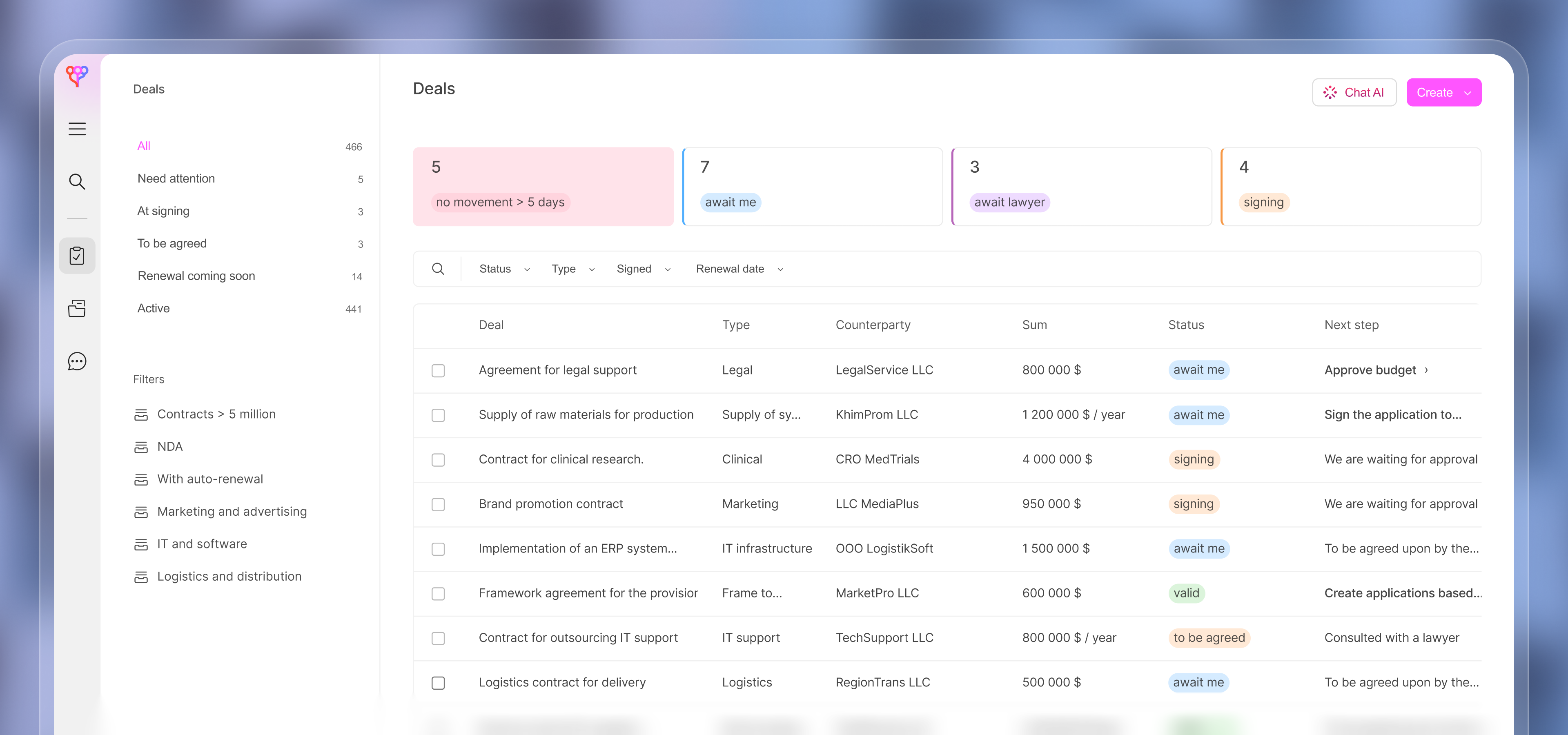 Doczilla: request a contract