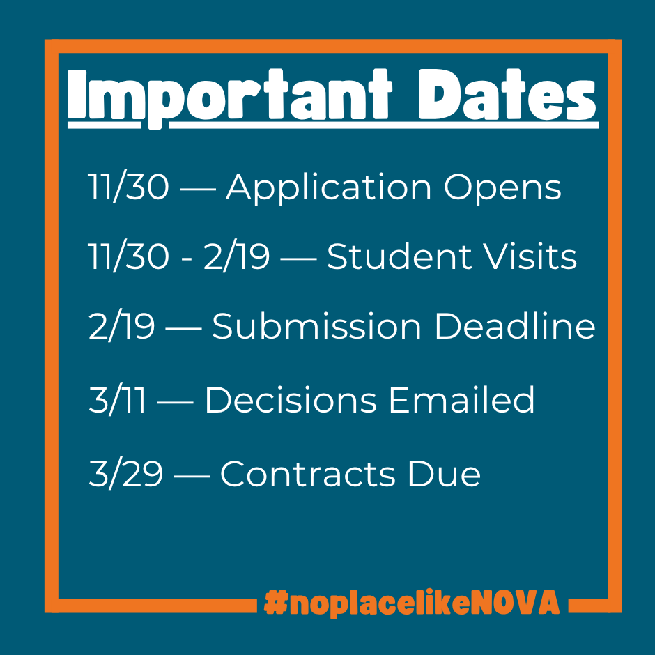 A breakdown of dates to remember for admissions season