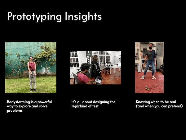 Insights from the process