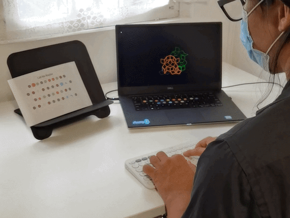 a testing session with Joshua