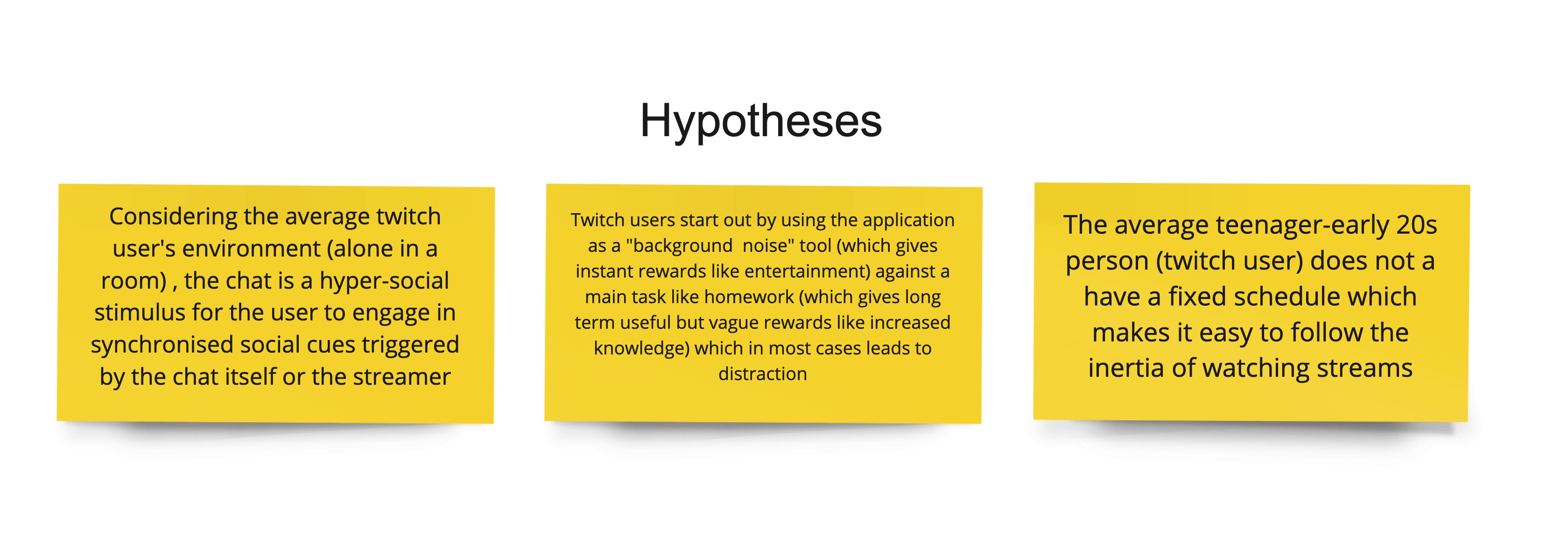 Hypotheseses
