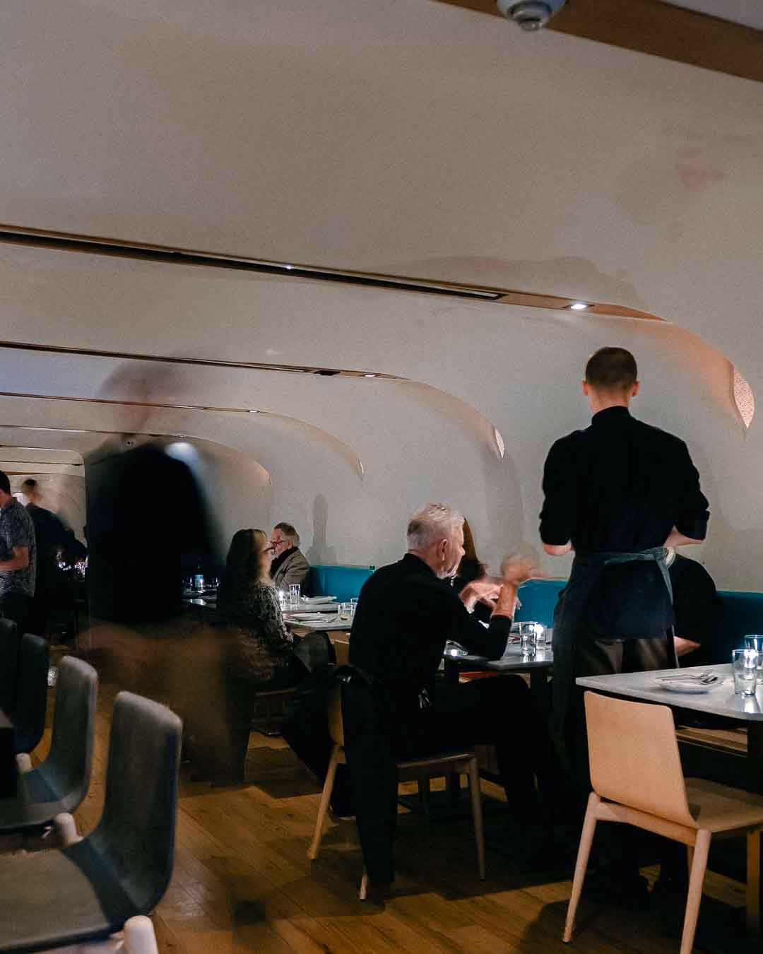 The dining room in the Michelin Star rated Quetzal in Toronto. 