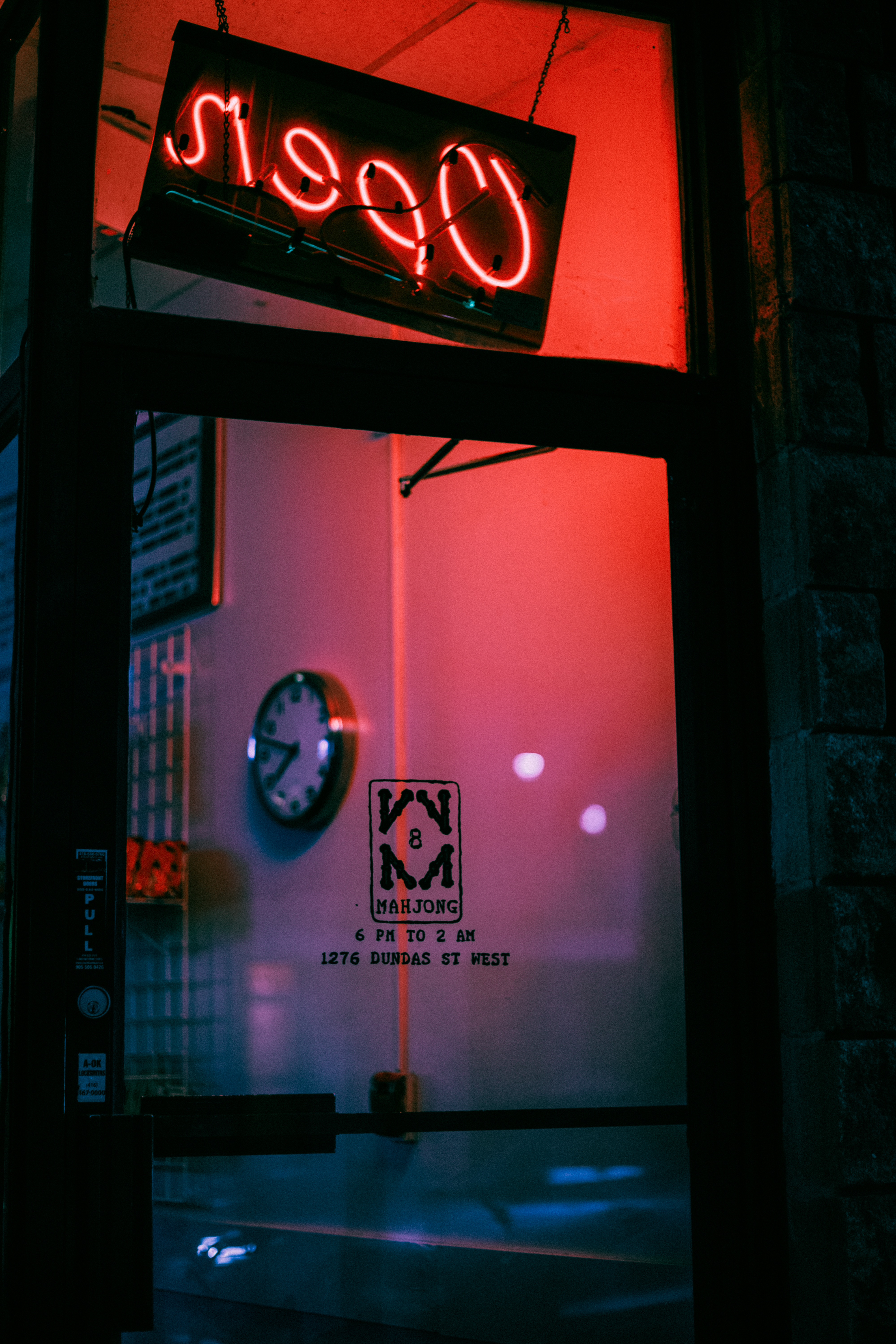Mahjong Bar in Toronto shot by Jasmine Tam
