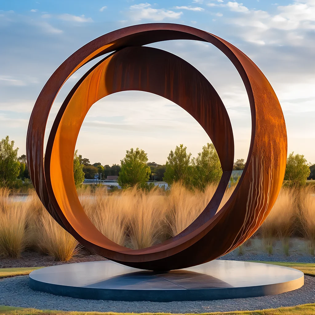corten steel sculptures 