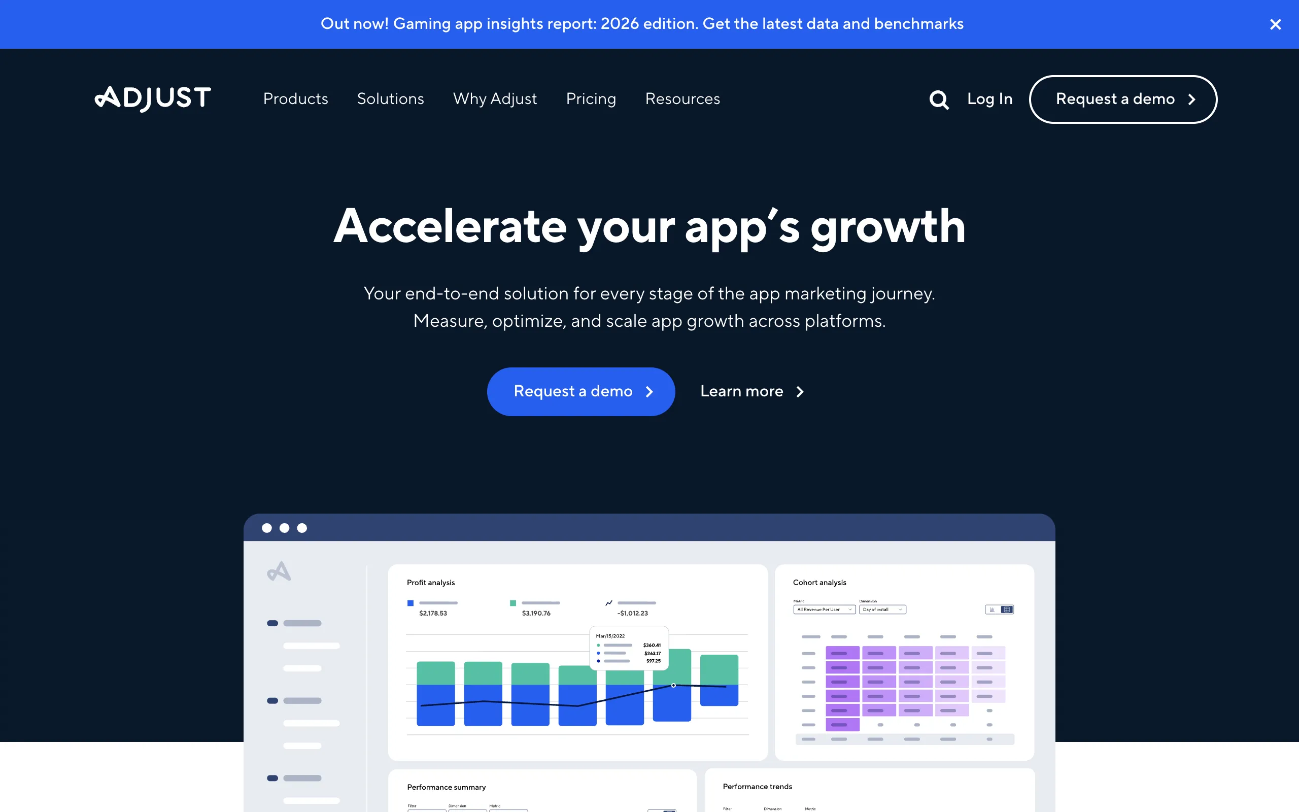 Adjust 公式サイト