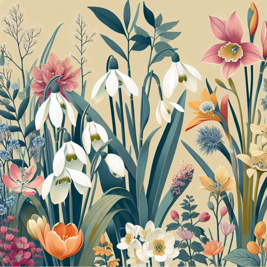 Gardener planting seeds and seedlings in soil for March gardening.