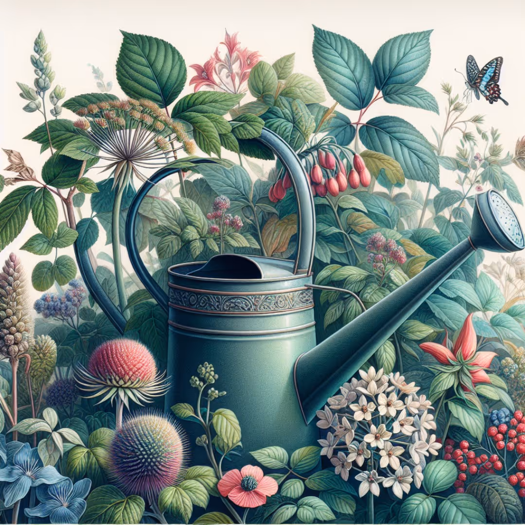 A watering can used for gardening.