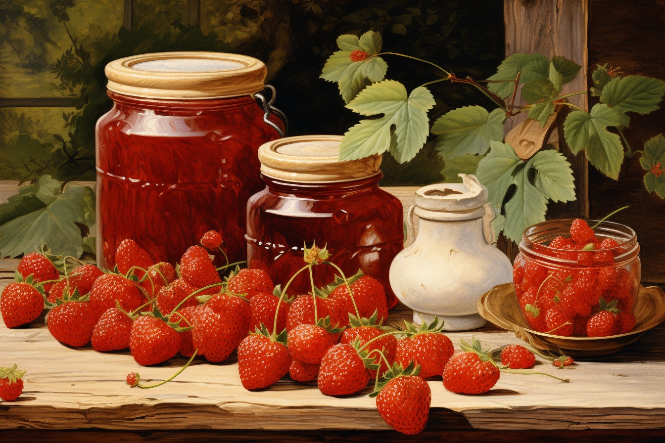 Fresh strawberries stored properly to maintain freshness.
