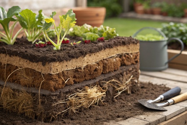 Create your hotbed using fresh manure and straw compost layered under soil crowns; I've grown vegetables significantly earlier this way.