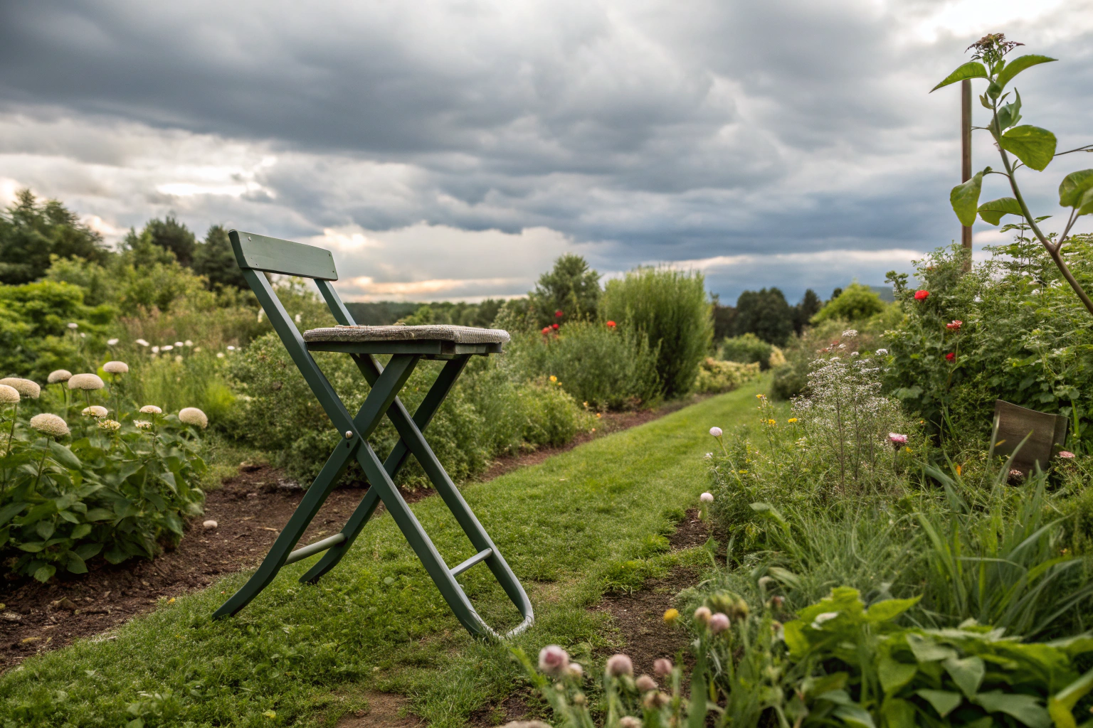 A sturdy gardening stool with foldable legs has saved my knees and back during long planting sessions.