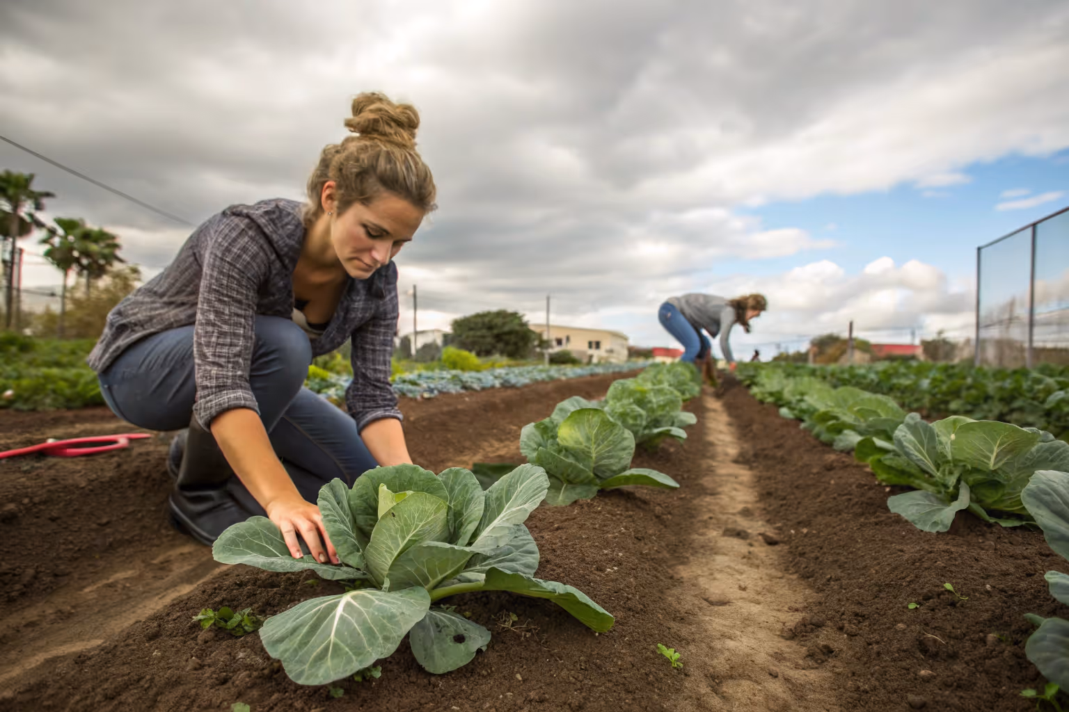 Plant cabbage in rich soil and rotate crops yearly. My cabbages thrived when spaced 18 inches apart.