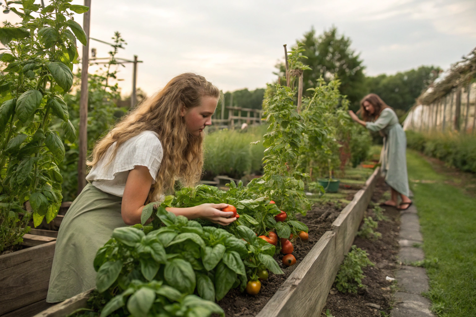 Growing basil near tomatoes boosted my yields, discouraged pests and seemed to enhance tomato flavor naturally.