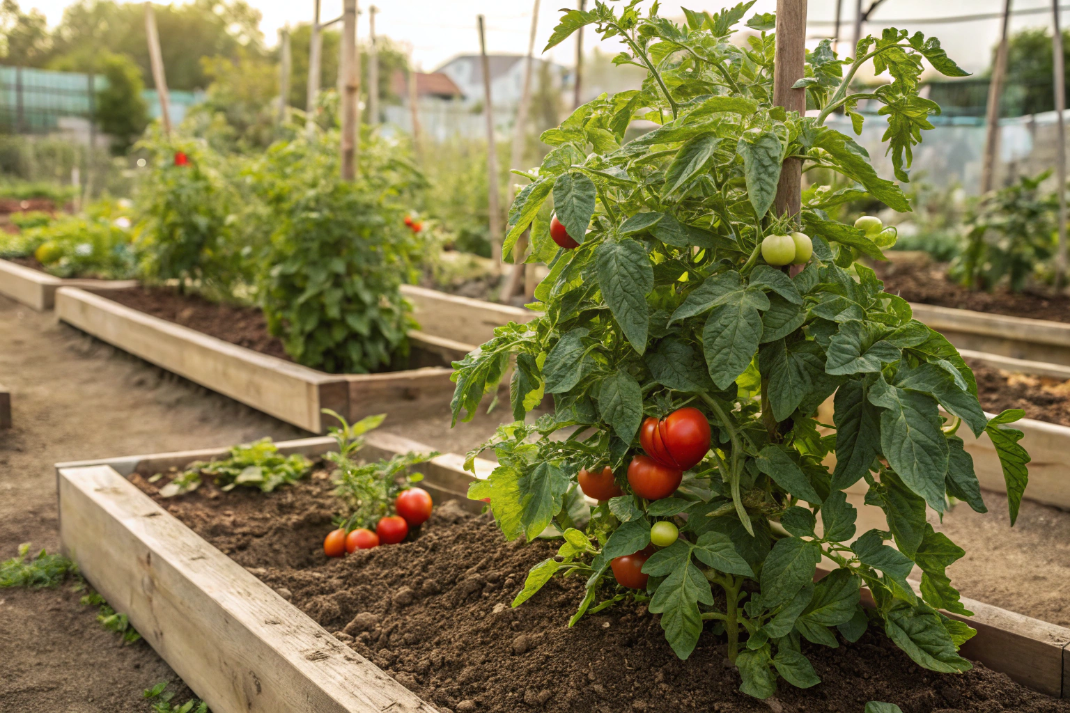 Compost fertilized my tomatoes best, steadily improving soil structure and plant health over chemical alternatives.