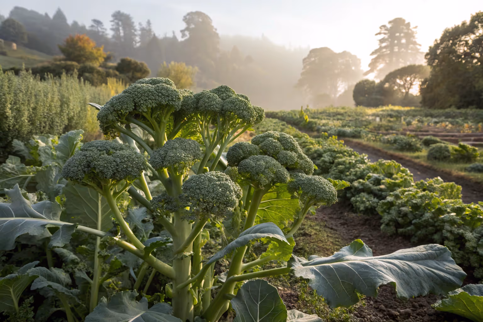 Plant broccoli during early spring or late summer for best results; consistent moisture yields tighter, tastier heads.