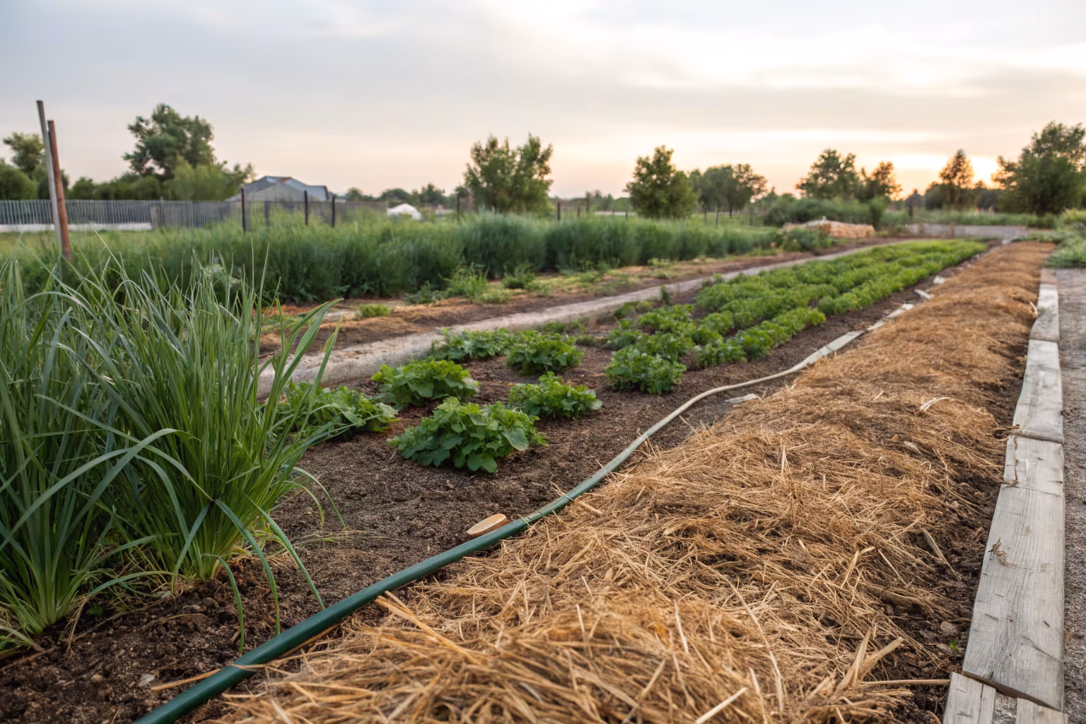 Mulching my garden beds reduced water evaporation by half, keeping soil moist and conserving resources.