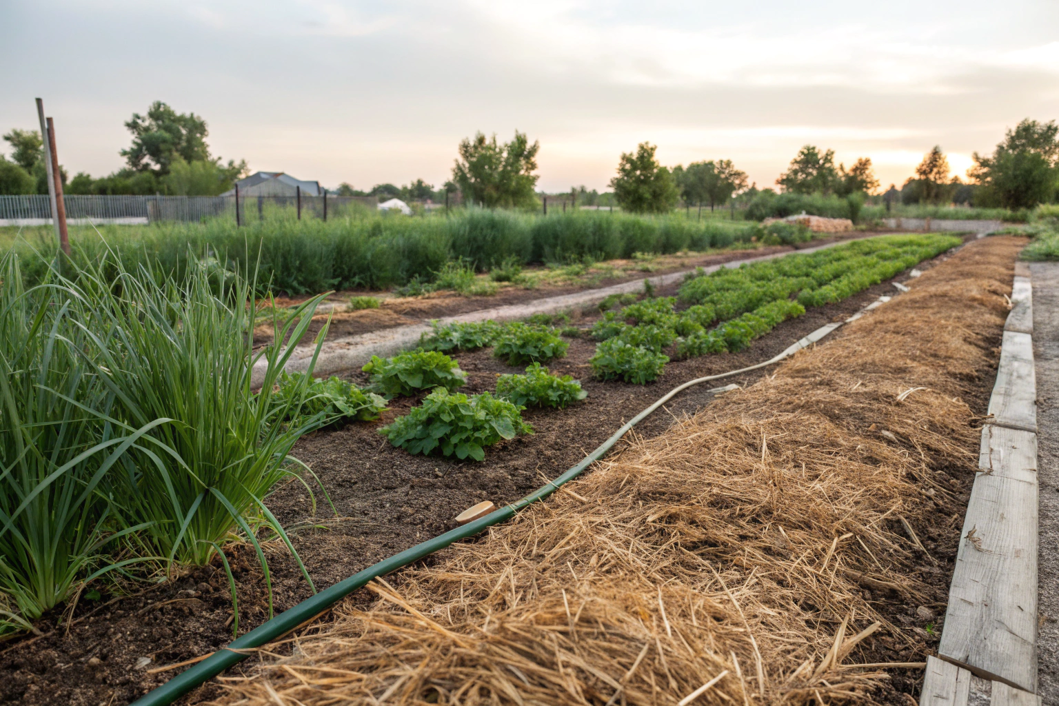 Mulching my garden beds reduced water evaporation by half, keeping soil moist and conserving resources.