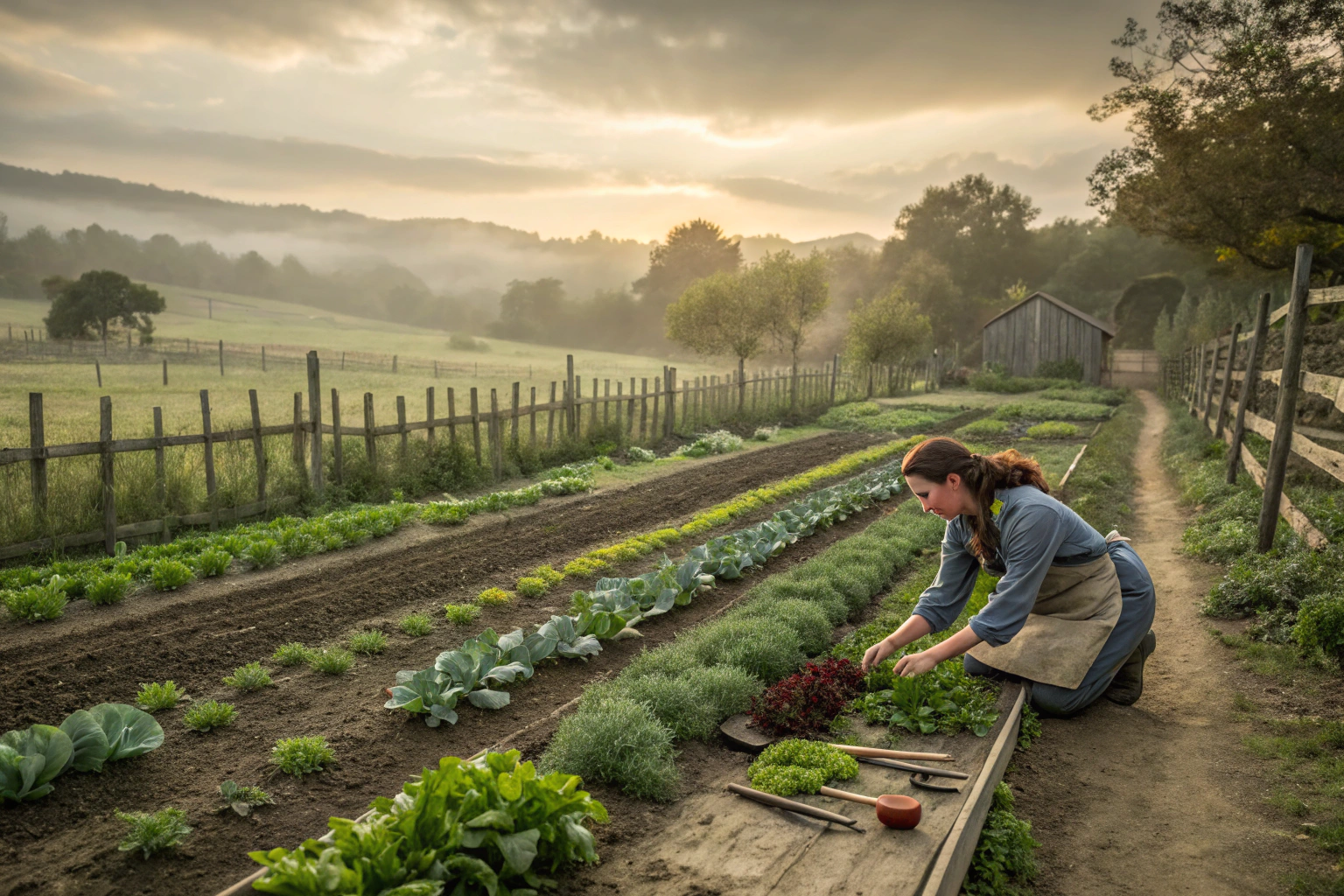 Rotate vegetable crops yearly to prevent pest buildup and soil nutrient depletion in your homestead garden.
