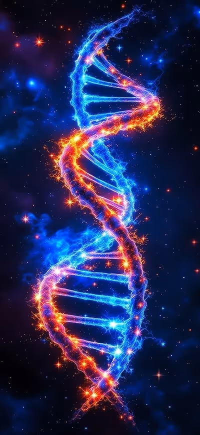 Abstract DNA wallpaper