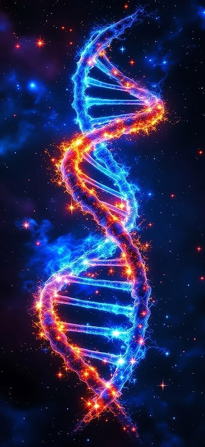 Abstract DNA wallpaper