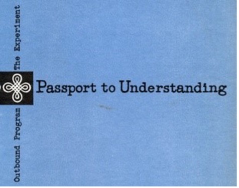 Photo of a historical Experiment document titled, "Passport to Understanding." Click to watch a short Experiment video