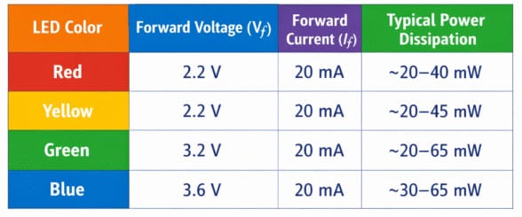 A table from an post called: From Simple Circuits to Powerful Systems