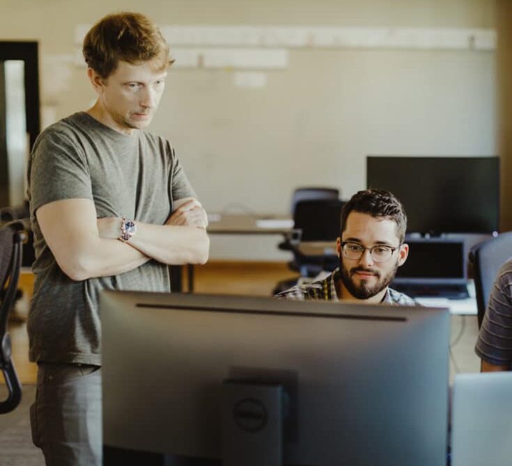 Pictured is author Matt Fletcher with co-workers. Post title: How I Build My Ubuntu 26.04 Cloud-Init Template for Proxmoxcloud-init logo
