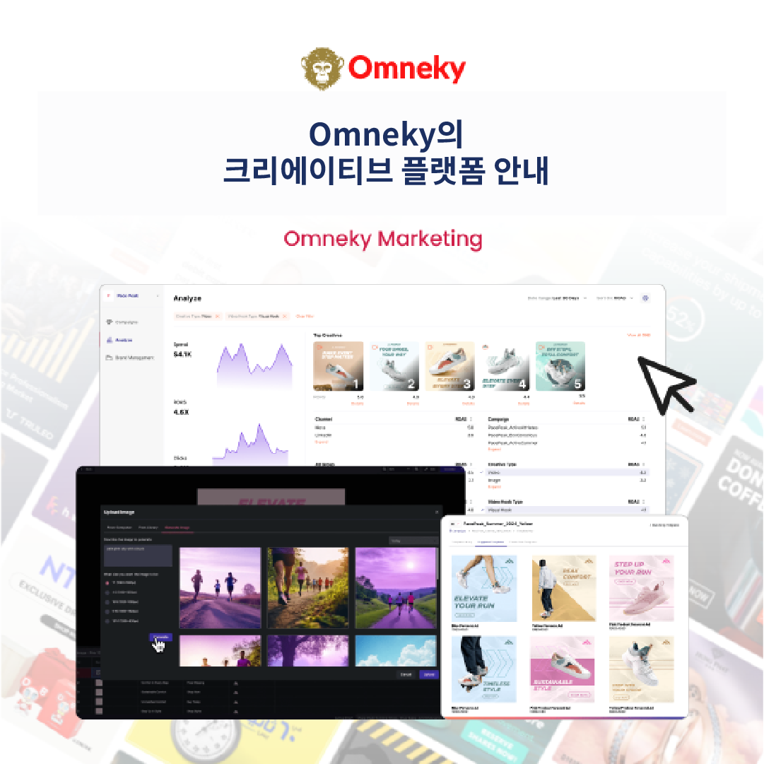 Omneky의 AI 기반 크리에이티브 플랫폼은 간소화된 광고 생성을 위한 광고 템플릿, 실적 분석 및 비디오 편집 도구를 선보입니다.