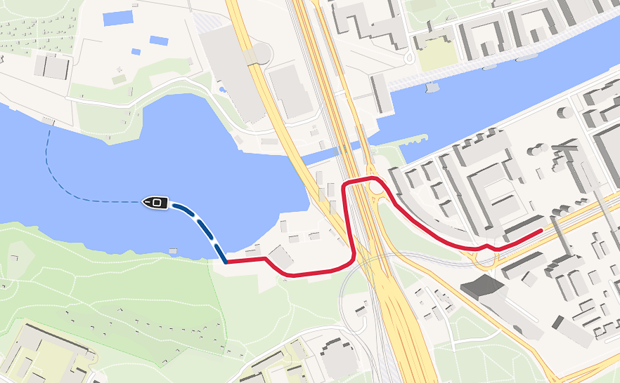 Animated route maps for travel films