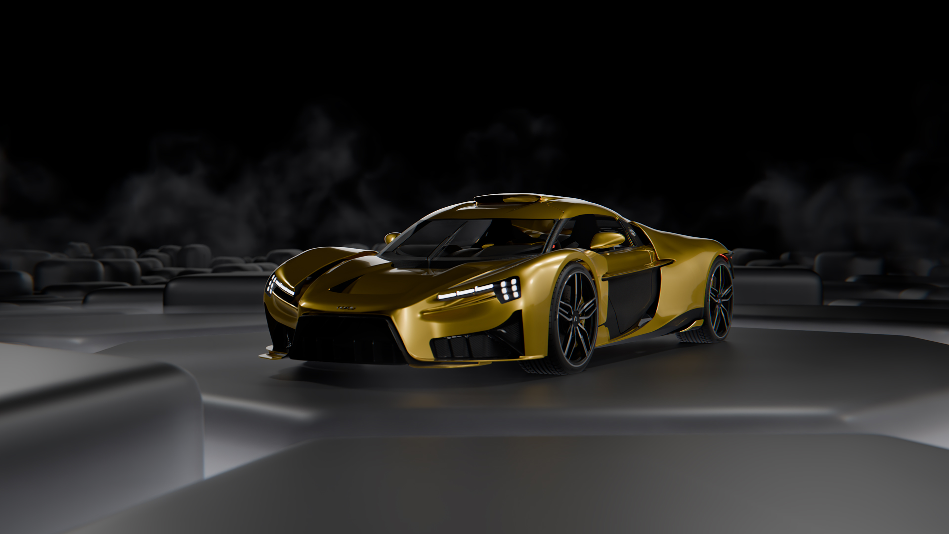 Nassau Zephiro concept hypercar, front three-quarter view