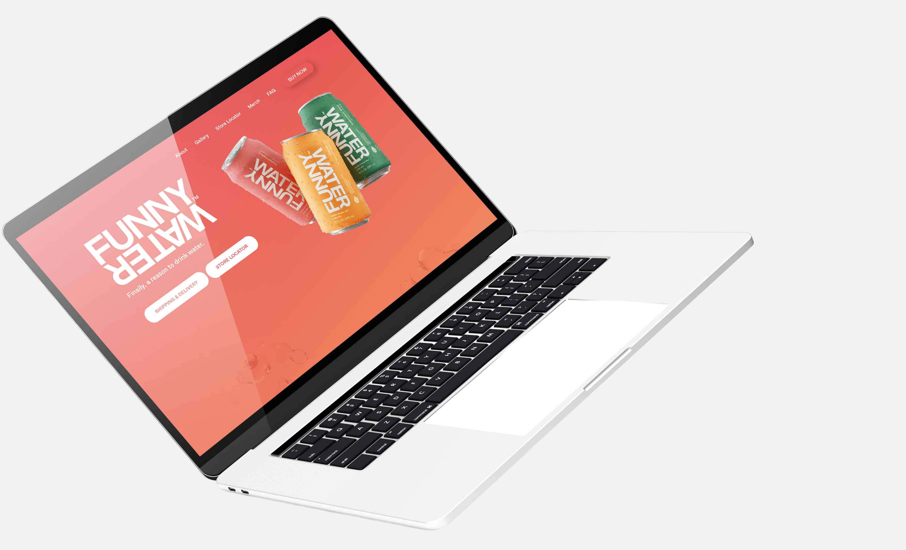 Przykładowy sklep internetowy w kolorze pomarańczowym