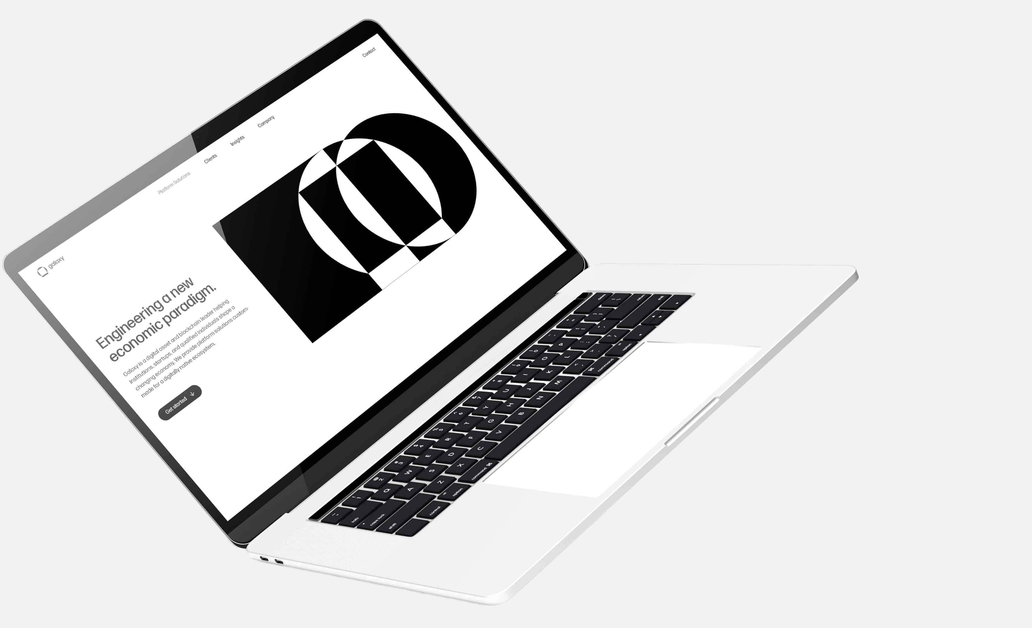 Przykładowa witryna w kolorze białym