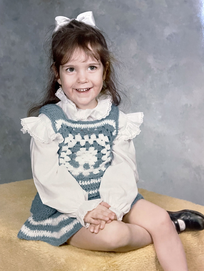 Monica Cullen childhood photo