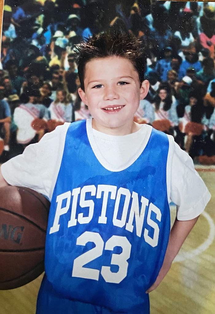 Hudson Miller childhood photo