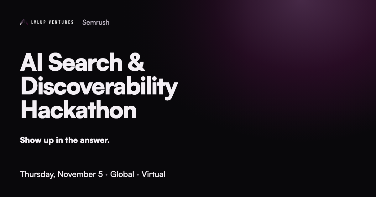 AI Search & Discoverability Hackathon