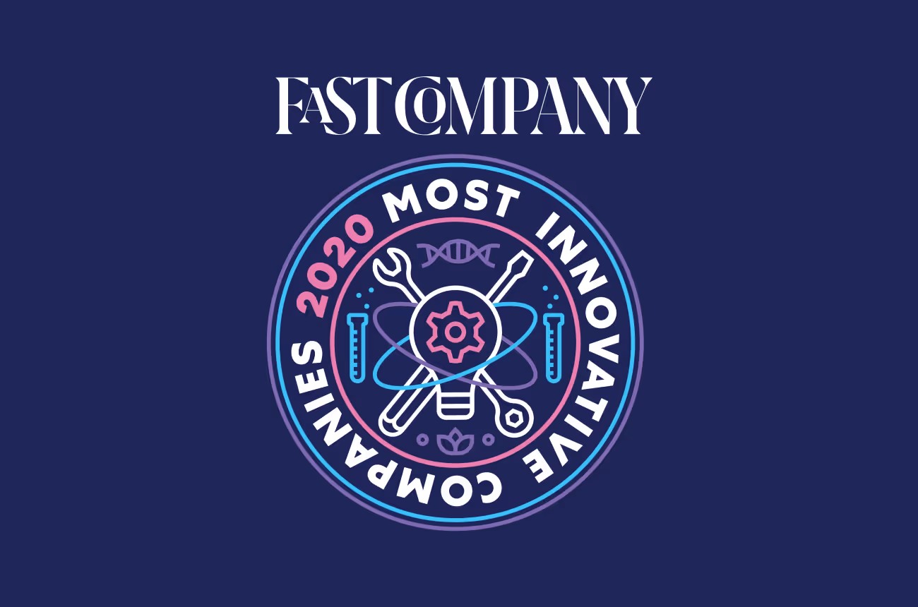 The Fast Company 2020 List of World's Most Innovative Companies logo