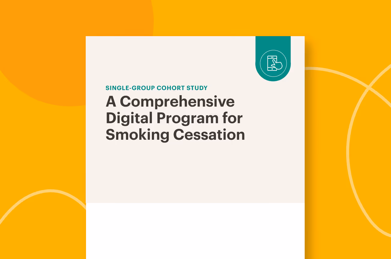 cover of clinical study on an orange background
