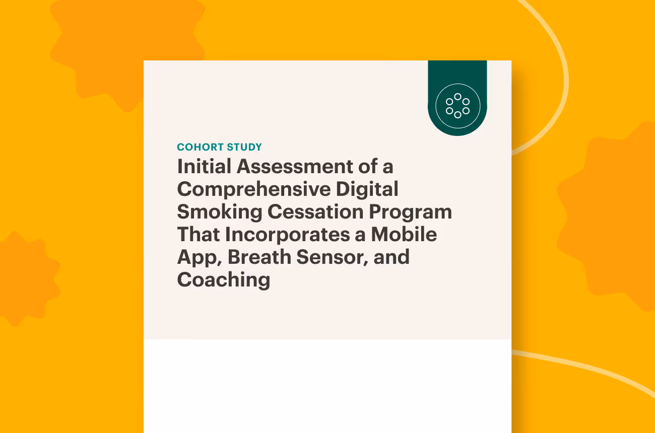 cover of clinical study on an orange background
