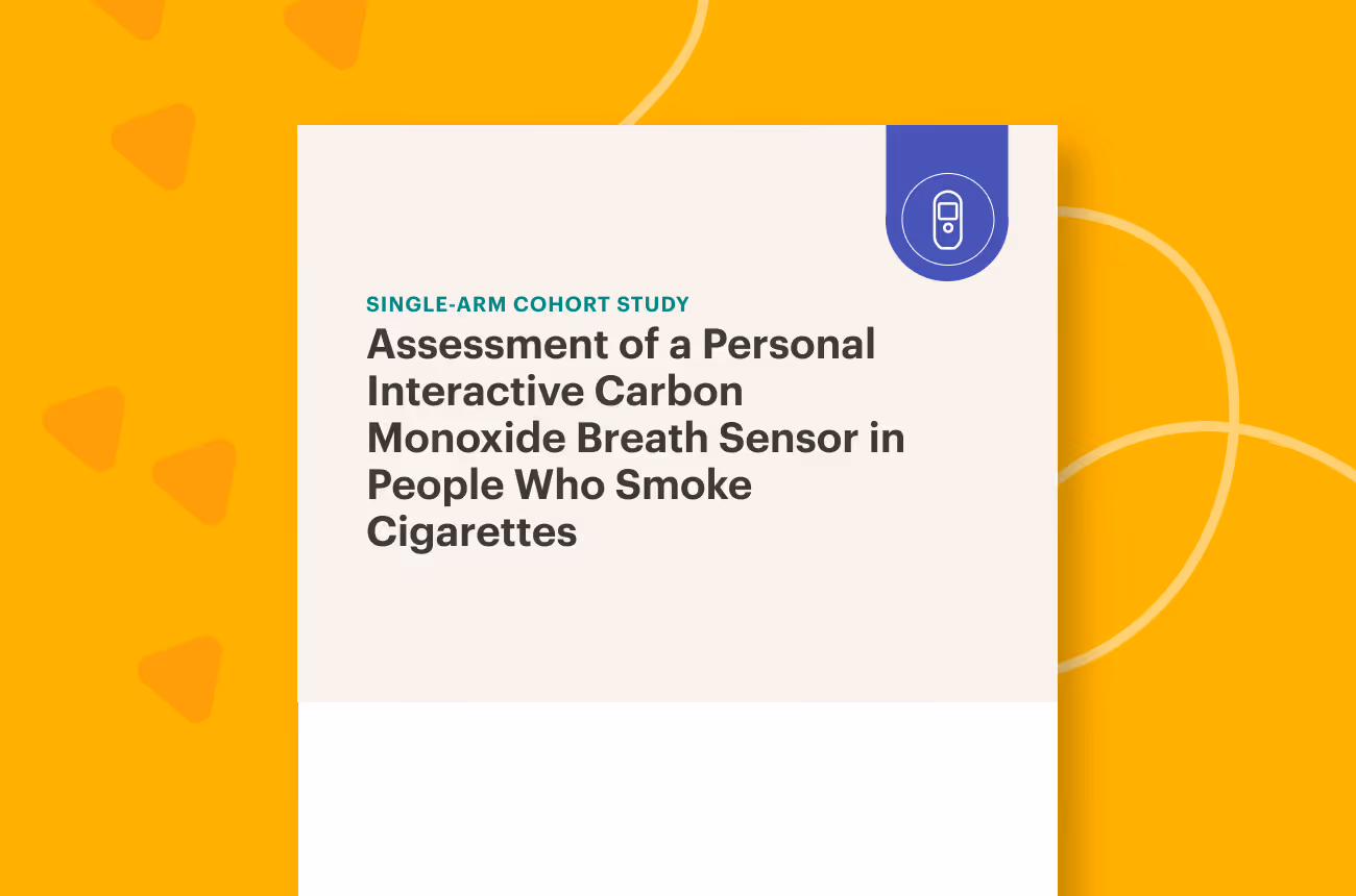 cover of clinical study on an orange background
